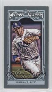 2013 Topps Gypsy Queen - [Base] - Mini #44.2 - Evan Longoria (Fielding, Grey Jersey)