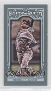 2013 Topps Gypsy Queen - [Base] - Mini #45.1 - Felix Hernandez (Pitching For Seattle)