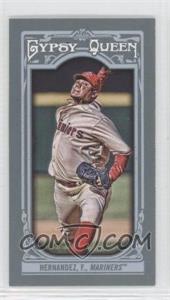 2013 Topps Gypsy Queen - [Base] - Mini #45.3 - Felix Hernandez (Pitching For Rainiers)