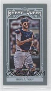 2013 Topps Gypsy Queen - [Base] - Mini #61.3 - Joe Mauer (Ball In Glove)