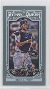 2013 Topps Gypsy Queen - [Base] - Mini #61.3 - Joe Mauer (Ball In Glove)