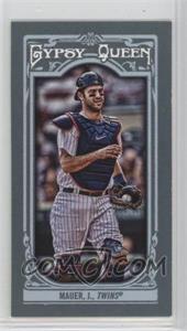 2013 Topps Gypsy Queen - [Base] - Mini #61.3 - Joe Mauer (Ball In Glove)