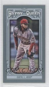 2013 Topps Gypsy Queen - [Base] - Mini #68.2 - Johnny Cueto (Getting the Sign)