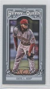 2013 Topps Gypsy Queen - [Base] - Mini #68.2 - Johnny Cueto (Getting the Sign)