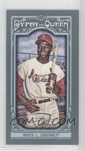 2013 Topps Gypsy Queen - [Base] - Mini #82.1 - Lou Brock (bat on shoulder)