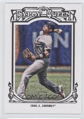 2013 Topps Gypsy Queen - [Base] - White Framed #105 - Allen Craig