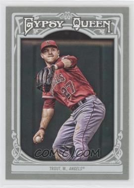 2013 Topps Gypsy Queen - [Base] #14.1 - Mike Trout (Throwing)