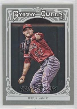 2013 Topps Gypsy Queen - [Base] #14.1 - Mike Trout (Throwing)