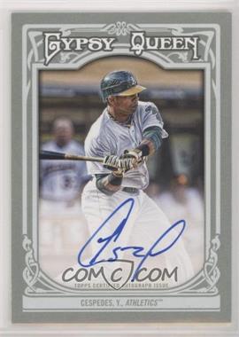 2013 Topps Gypsy Queen - Gypsy Queen Autographs #GQA-YC - Yoenis Cespedes