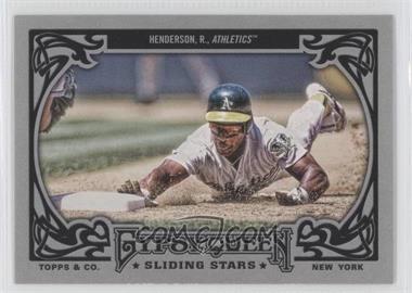 2013 Topps Gypsy Queen - Sliding Stars #SS-RH - Rickey Henderson