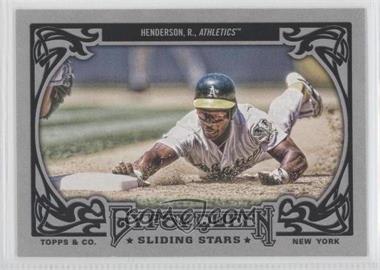 2013 Topps Gypsy Queen - Sliding Stars #SS-RH - Rickey Henderson