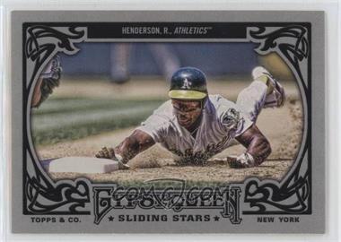 2013 Topps Gypsy Queen - Sliding Stars #SS-RH - Rickey Henderson