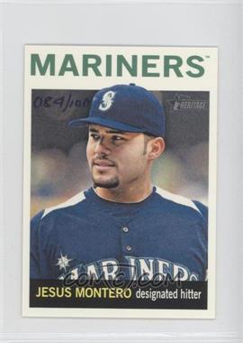 2013 Topps Heritage - [Base] - Mini #499 - Jesus Montero /100