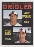 Rookie Stars - Manny Machado, Dylan Bundy