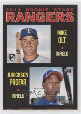 2013 Topps Heritage - [Base] - Retail Black #261 - Rookie Stars - Mike Olt, Jurickson Profar