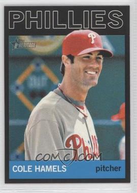 2013 Topps Heritage - [Base] - Retail Black #448 - Cole Hamels