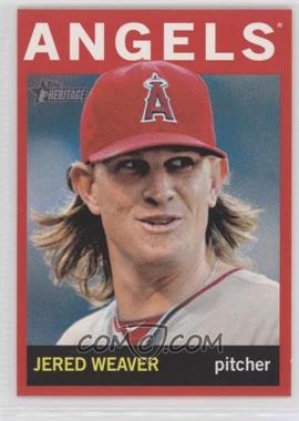 2013 Topps Heritage - [Base] - Retail Red #449 - Jered Weaver