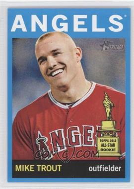 2013 Topps Heritage - [Base] - Wal-Mart Blue #430 - Mike Trout