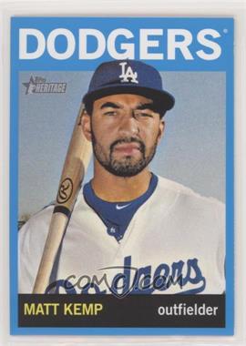 2013 Topps Heritage - [Base] - Wal-Mart Blue #450 - Matt Kemp