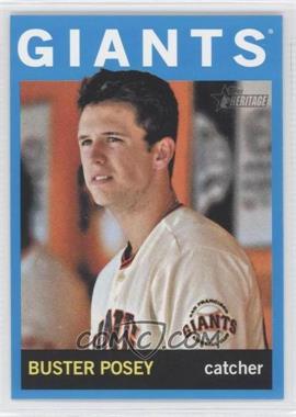 2013 Topps Heritage - [Base] - Wal-Mart Blue #490 - Buster Posey