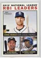 League Leaders - Chase Headley, Ryan Braun, Alfonso Soriano