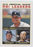League Leaders - Miguel Cabrera, Josh Hamilton, Edwin Encarnacion