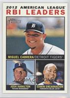 League Leaders - Miguel Cabrera, Josh Hamilton, Edwin Encarnacion