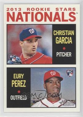 2013 Topps Heritage - [Base] #167 - Rookie Stars - Christian Garcia, Eury Perez