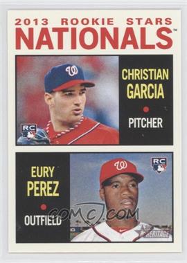 2013 Topps Heritage - [Base] #167 - Rookie Stars - Christian Garcia, Eury Perez