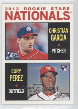 2013 Topps Heritage - [Base] #167 - Rookie Stars - Christian Garcia, Eury Perez