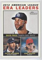 League Leaders - David Price, Justin Verlander, Jered Weaver