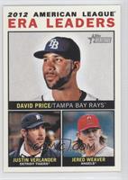 League Leaders - David Price, Justin Verlander, Jered Weaver