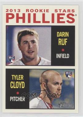 2013 Topps Heritage - [Base] #243 - Rookie Stars - Darin Ruf, Tyler Cloyd