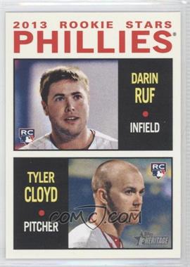 2013 Topps Heritage - [Base] #243 - Rookie Stars - Darin Ruf, Tyler Cloyd