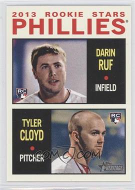 2013 Topps Heritage - [Base] #243 - Rookie Stars - Darin Ruf, Tyler Cloyd