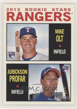 2013 Topps Heritage - [Base] #261 - Rookie Stars - Mike Olt, Jurickson Profar