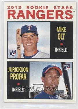 2013 Topps Heritage - [Base] #261 - Rookie Stars - Mike Olt, Jurickson Profar