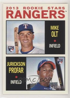 2013 Topps Heritage - [Base] #261 - Rookie Stars - Mike Olt, Jurickson Profar