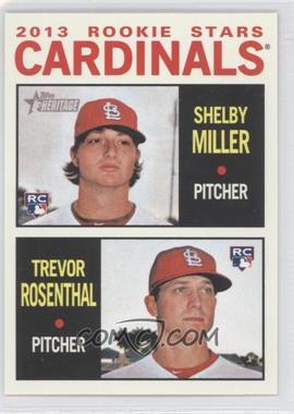 2013 Topps Heritage - [Base] #262 - Rookie Stars - Shelby Miller, Trevor Rosenthal