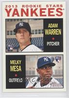 Rookie Stars - Adam Warren, Melky Mesa