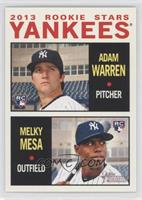 Rookie Stars - Adam Warren, Melky Mesa