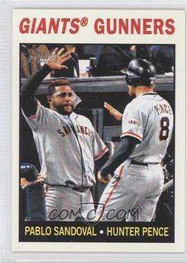 2013 Topps Heritage - [Base] #306 - Giants Gunners (Pablo Sandoval, Hunter Pence)