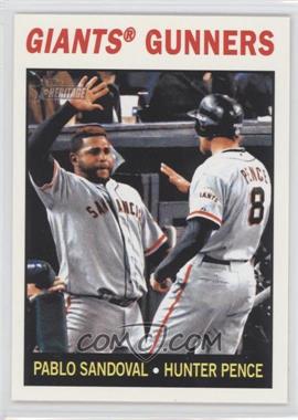 2013 Topps Heritage - [Base] #306 - Giants Gunners (Pablo Sandoval, Hunter Pence)