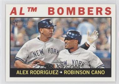 2013 Topps Heritage - [Base] #331 - AL Bombers (Alex Rodriguez, Robinson Cano)