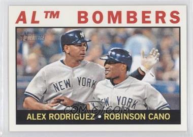 2013 Topps Heritage - [Base] #331 - AL Bombers (Alex Rodriguez, Robinson Cano)