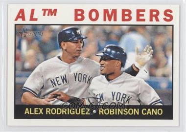 2013 Topps Heritage - [Base] #331 - AL Bombers (Alex Rodriguez, Robinson Cano)