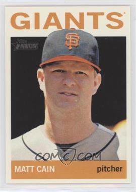 2013 Topps Heritage - [Base] #350 - Matt Cain