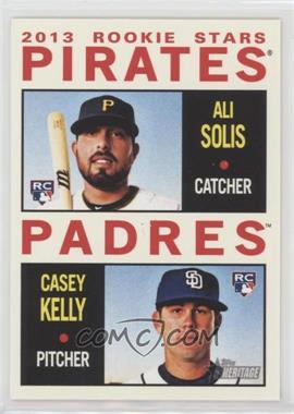 2013 Topps Heritage - [Base] #388 - Rookie Stars - Ali Solis, Casey Kelly