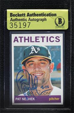 2013 Topps Heritage - [Base] #393 - Pat Neshek [BAS Authentic]