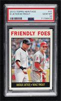 Friendly Foes (Derek Jeter, Mike Trout) [PSA 10 GEM MT]